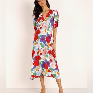 Faithfull The Brand - Vittoria Floral Midi Dress XS *NWT*